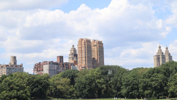 People at the Sheep Meadow Park